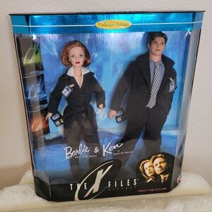 VTG 1994 NIB Barbie & Ken The X Files Collectors Edition Mattel 19630